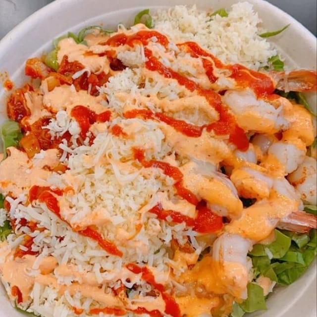 Plain Kimchi Rice Bowl.