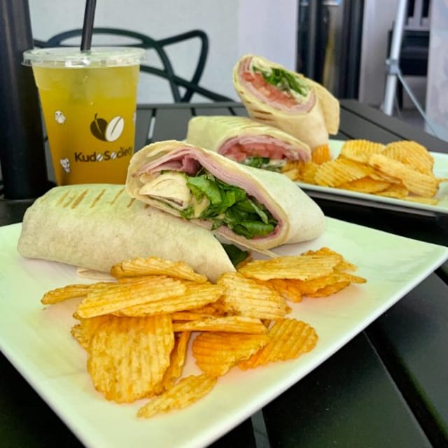 Ham & Swiss Wrap.
