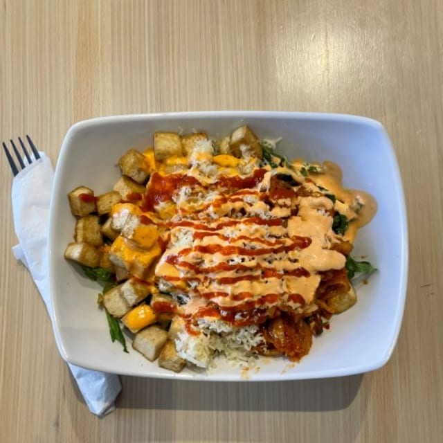 Tofu Teriyaki Salad.