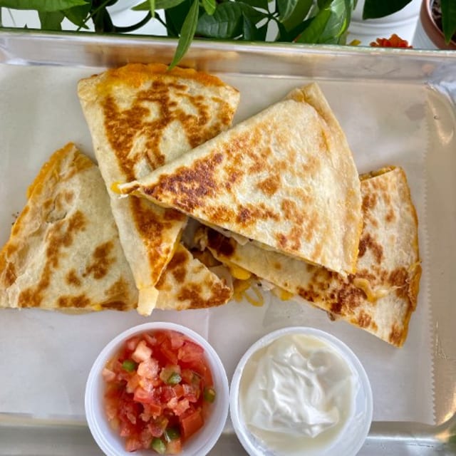 Cheese Quesadilla.